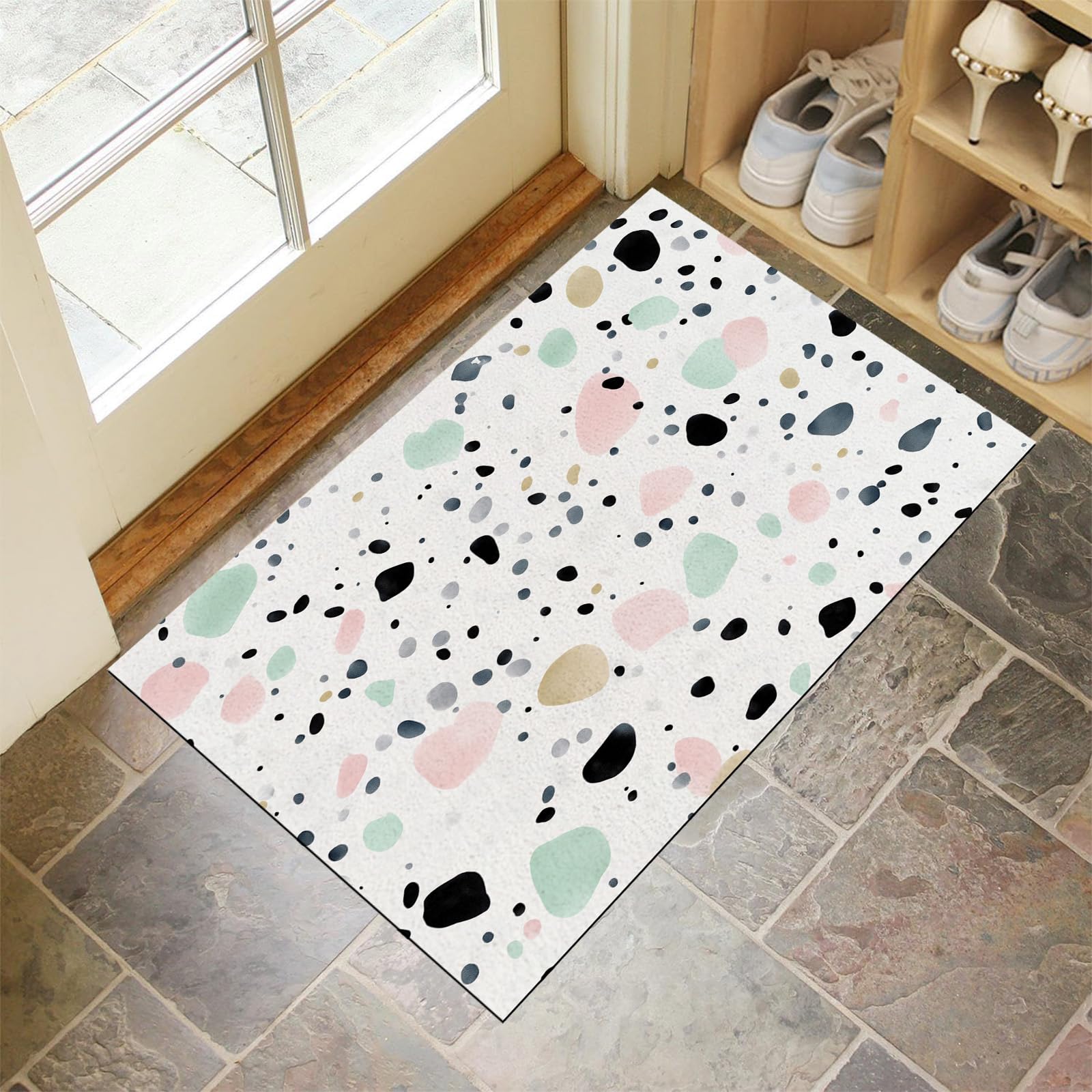 Tapis de sol pour chien et entrée propre paillasson lavable 50x80cm