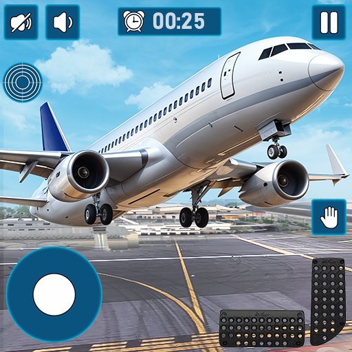 Echter Flugzeug-Flugsimulator: Stadtflugzeug-Spiele 2025: Ultimatives Flugabenteuer mit Airline-Kommandanten und Landung am Himmel