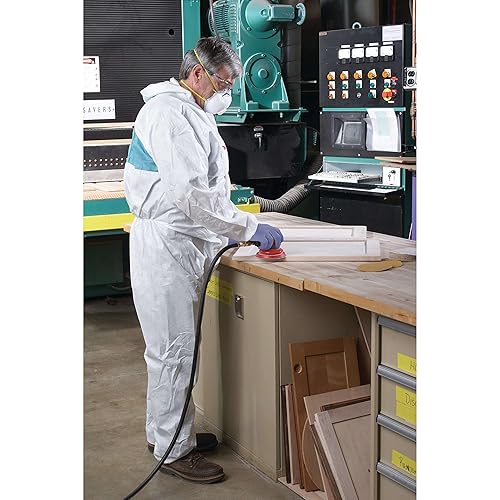 Miniatura 19 de 3M - Overol desechable de protección, paquete a granel de 25 unidades, con capucha con puños de punto, protección contra salpicaduras de líquidos