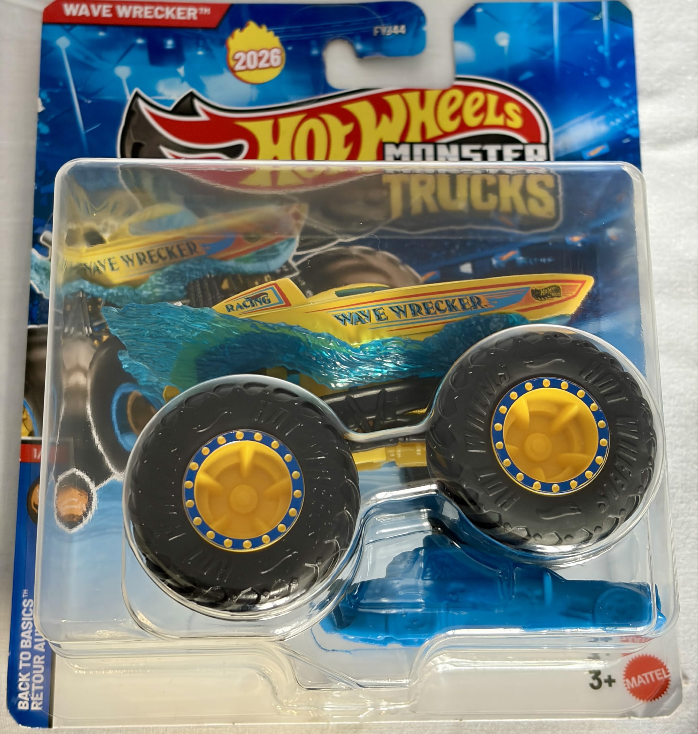 激レアHot Wheels Nismo & Monster Trucksセット Amazon.com: Hot Wheels Monster Trucks Wave Wrecker, Back to Basics