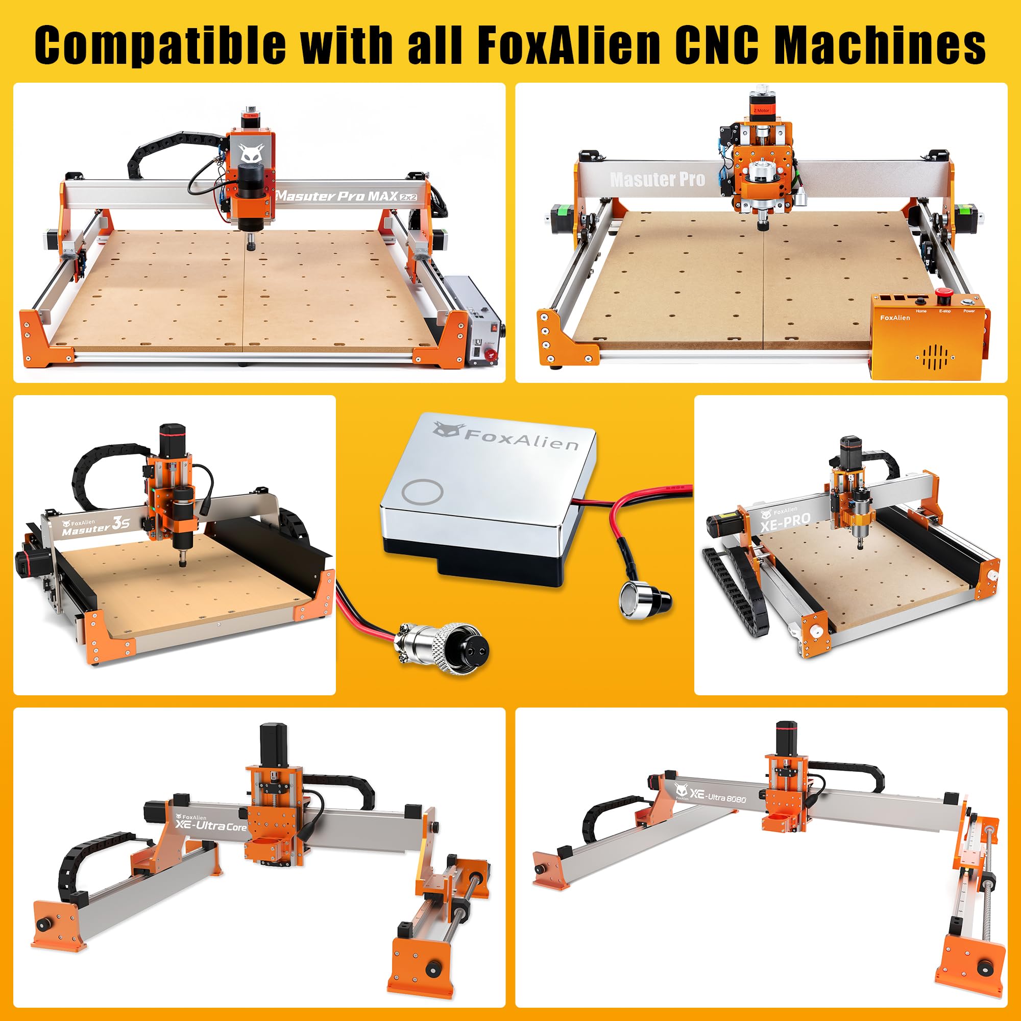 Amazon.com: FoxAlien XYZ Zeroing Touch Plate Z-Probe for CNC