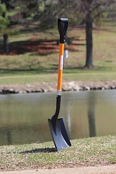 Ashman Assorted Shovels (6 Pcs), 41-Inches Large Handle Digging Shovel; Transfer Shovel; Trenching Spade Shovel; Drainage Spade Shovel; and 27-Inches Short Handle Digging Shovel; and Transfer Shovel.