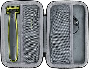 FiTspi Étui De Voyage Pour Rasoir électrique Braun Series 3/5 3040s 3010S 5018s 5140s, Rasoir électrique, étui De Voyage Rigide, Housse De Protection Sac De Rangement