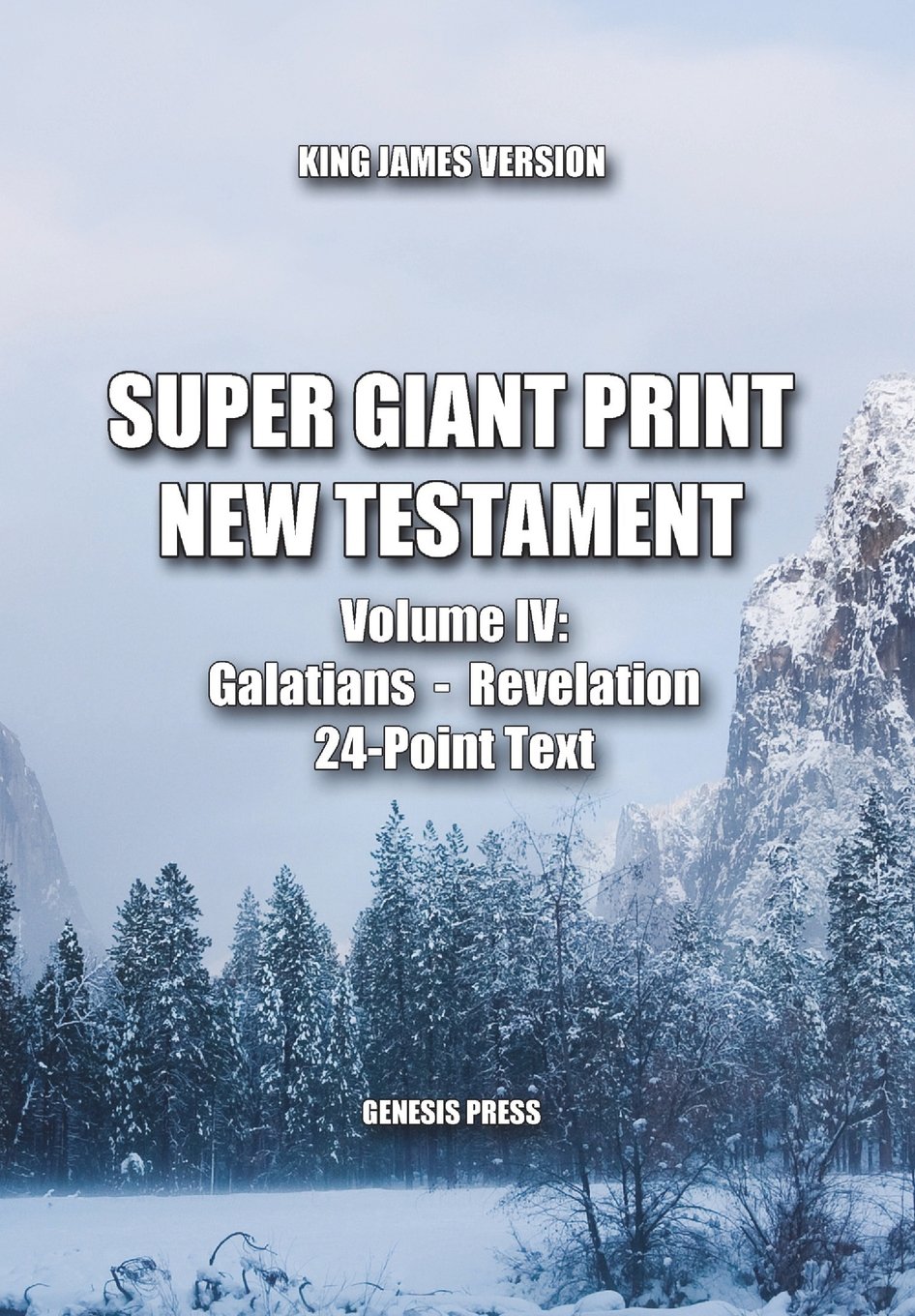 Super Giant Print New Testament, Volume IV, Galatians-Revelation, KJV: 24-Point Text