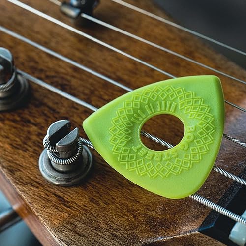 Miniatura 5 de Bog Street Paquete de muestra, 17 púas en total, paquete variado de púas ergonómicas para guitarra, fabricadas en los Estados Unidos