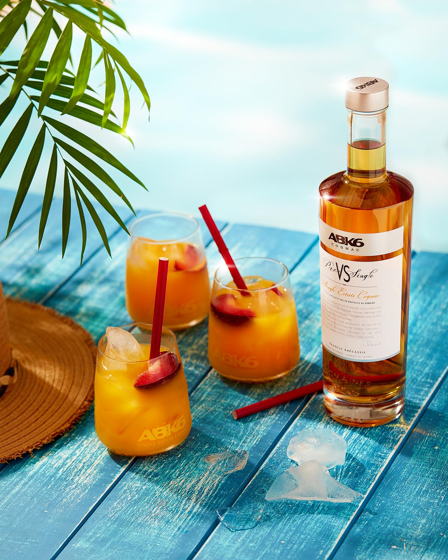 Abécassis Cognac VS Pure Single 0,7 l Französischer Cognac Digestif Aprikosennote