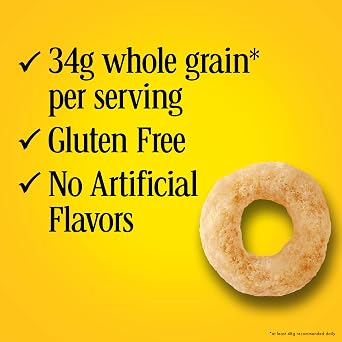Cheerios Cereal, Limited Edition Happy Heart Shapes, Heart Healthy Cereal With Whole Grain Oats, Large Size, 12 oz (Pack of 2)
