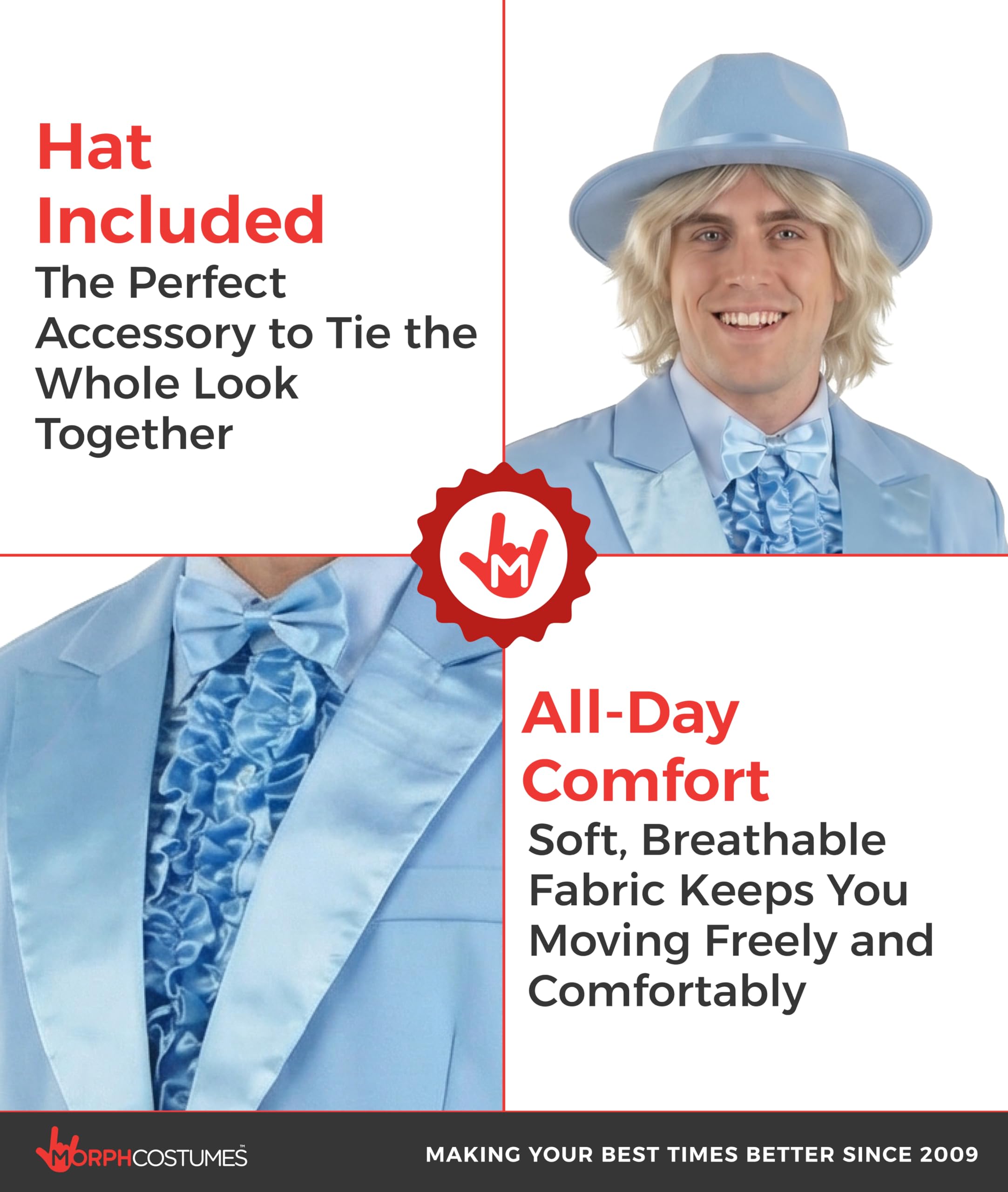 Fun Shack Blue Suit Halloween Costume, Funny Movie Fancy Dress, 90s Dress Up,  90s Halloween Costume, 1990s Fancy Dress X-Large : Fun Shack: Amazon.ae:  Toys