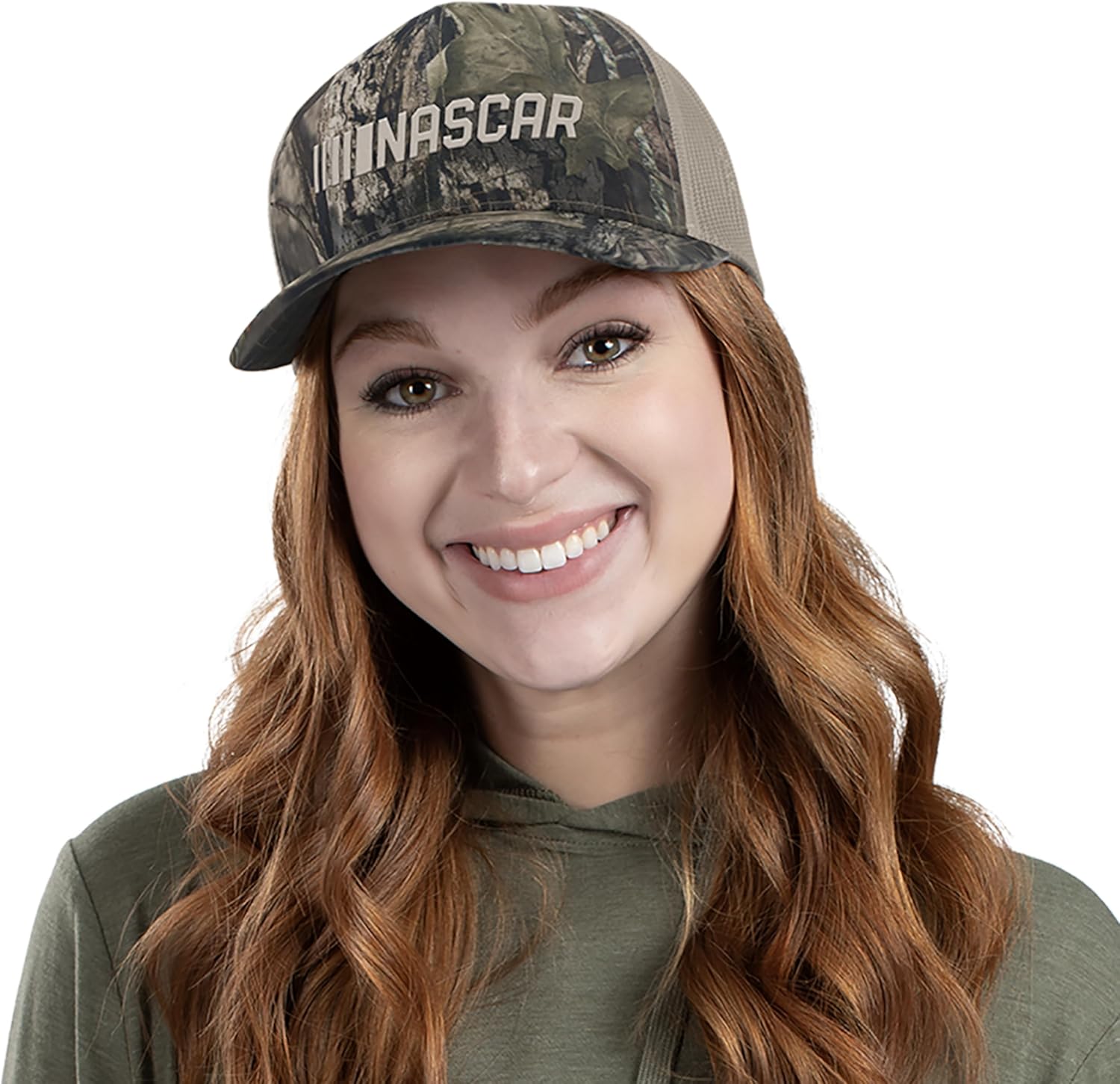 Pacific Headwear NASCAR Camo Snapback Trucker Cap - Image 6
