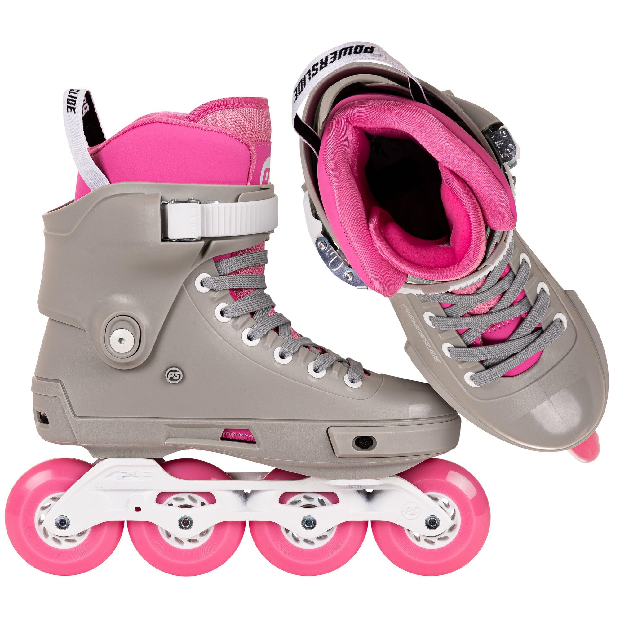 Powerslide Inline Skate Next SL Pink 80, für Urban ud Fitness, für Damen