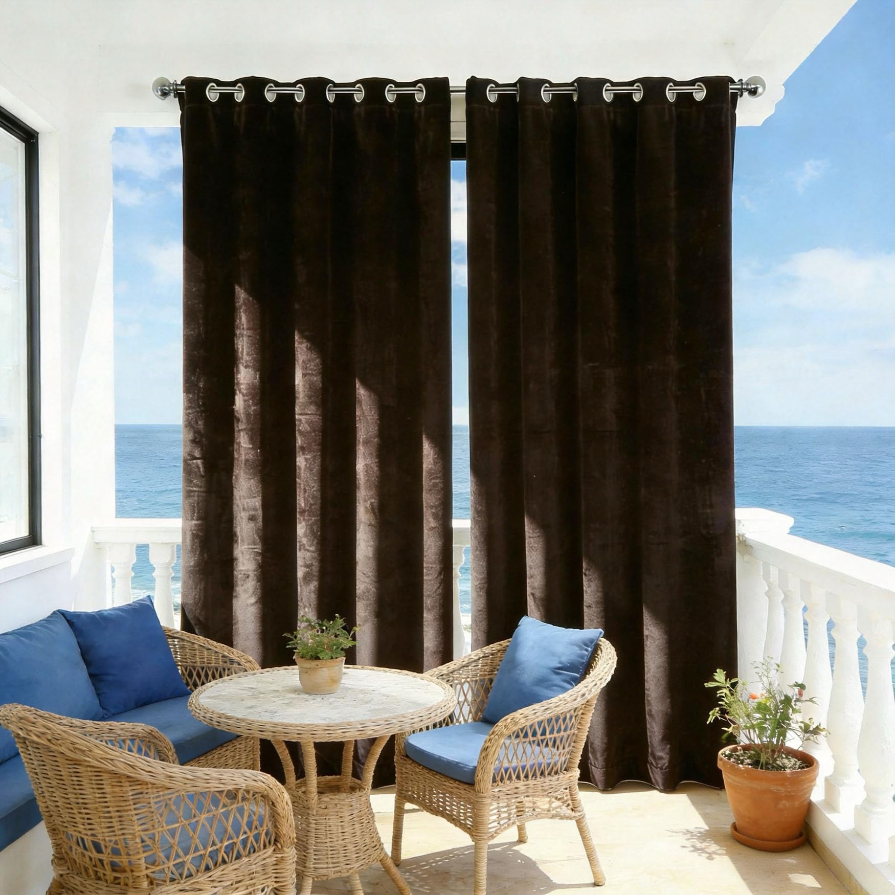 Rideau isolant anti froid 260 x 100 cm pour bloquer la lumière efficacement