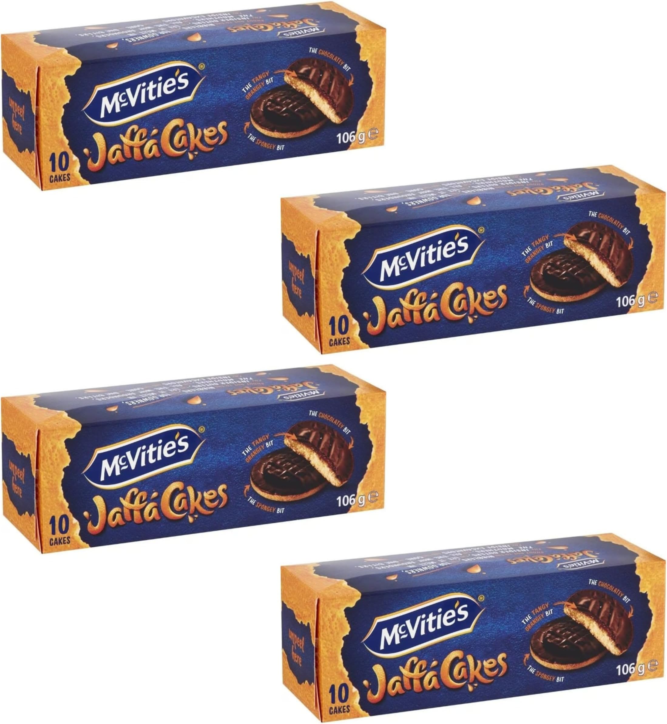 McVities Jaffa Cakes 40 Cakes (4 Box)