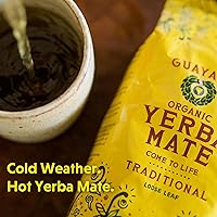 Vista 8 de Guayaki Yerba Mate, hoja suelta tradicional orgánica, 16 onzas