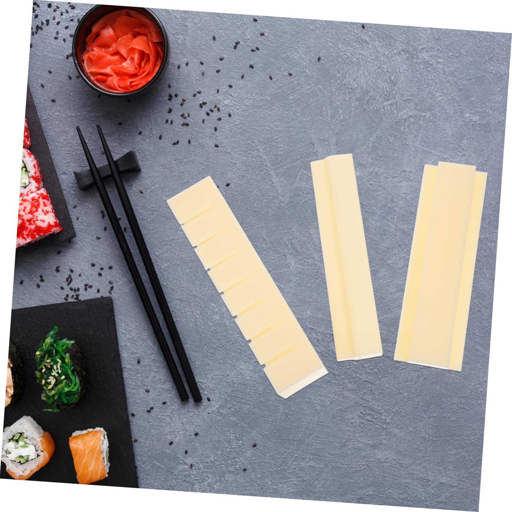Kit para hacer sushi, prensa de moldes de sushi, kit de rodillo para hacer sushi, kit de sushi para principiantes, molde de onigiri para el hogar, herramienta de sushi para cocina 5