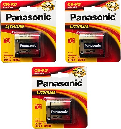 Miniatura 1 de 3 baterías Panasonic CR-P2 de 6 V para fotos Lith reemplazan CRP2, CRP2P, CRP2S, CR-P2, CR-P2S, DL223A, DLCRP2, EL223AP, K223LA, K223LA-1, PC223,