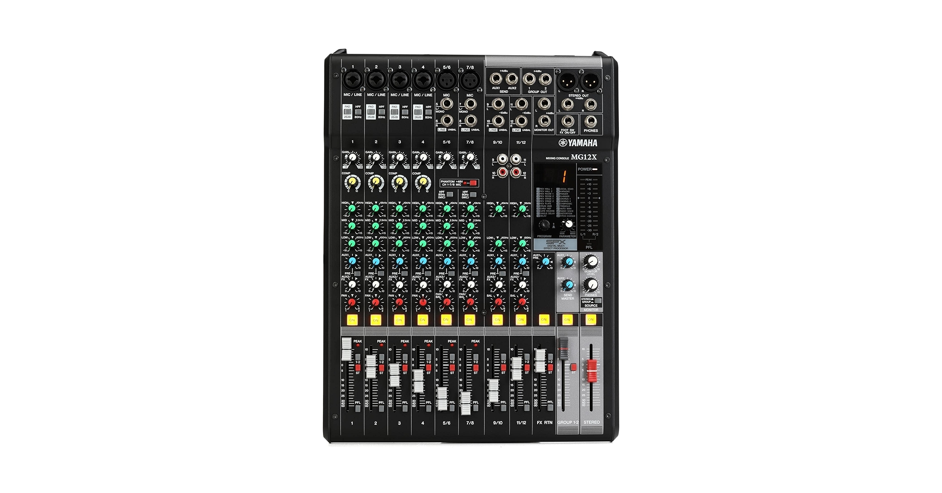 Amazon.com: Yamaha Mixer-Unpowered, Multicolored, 12-Input