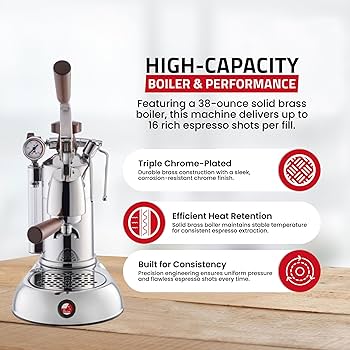 Amazon.com: La Pavoni PSW-16 Stradivari Lever Espresso