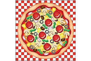Maked a Pizza Sticker Scene (12 Pack): The Ultimate Pizza-Making Party Kit