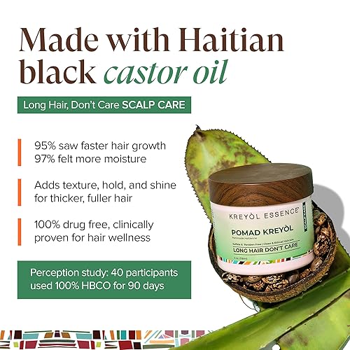 Miniatura 6 de Kreyol Essence - Cuidado del cuero cabelludo POMAD, desintoxicación + tratamiento, romero y menta, 4 onzas, natural, sin parabenos, cuero cabelludo