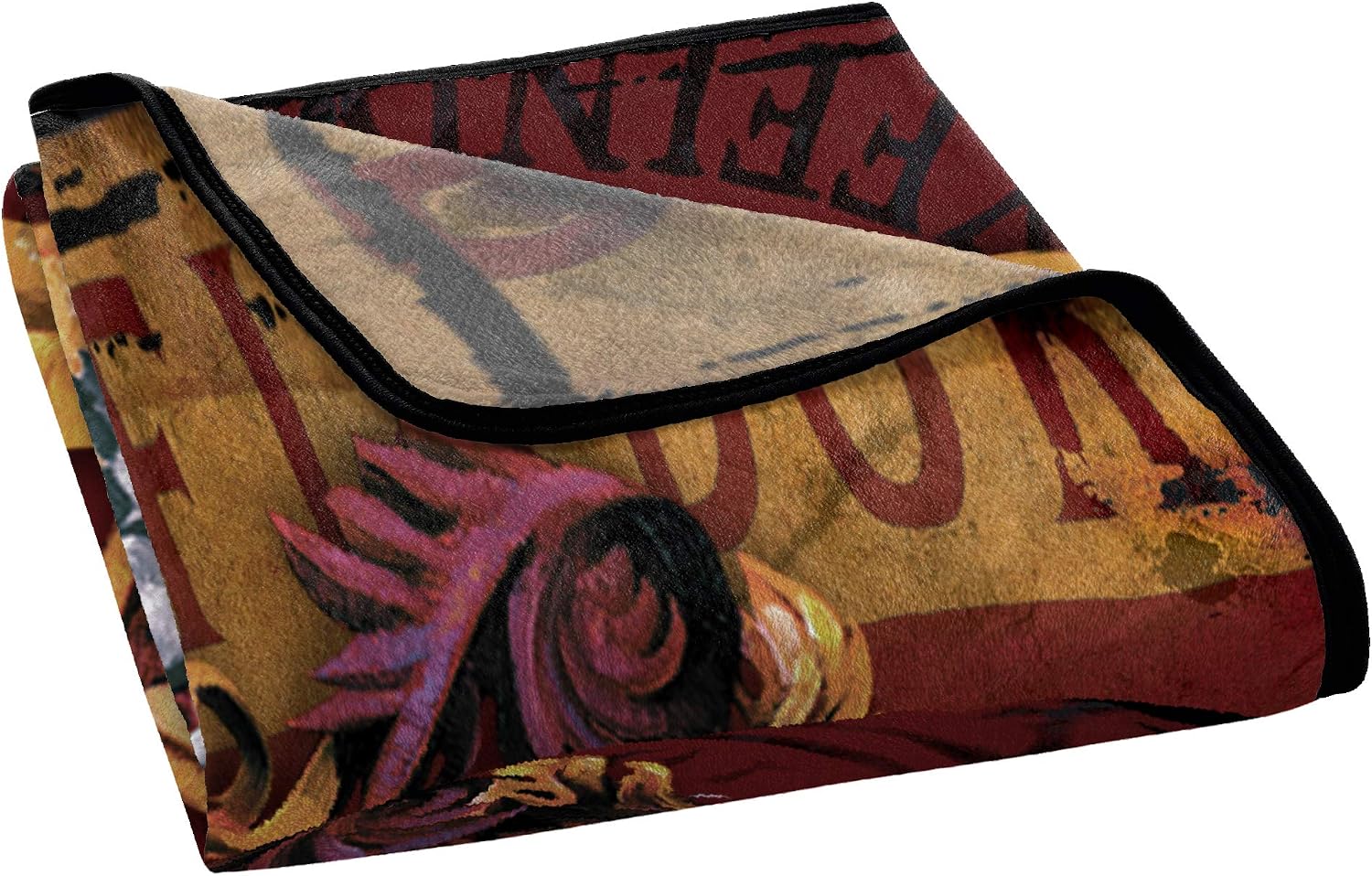 Northwest Harry Potter Micro Raschel Throw Blanket, 46" x 60", Battle Flag, Multi-colored - Image 3