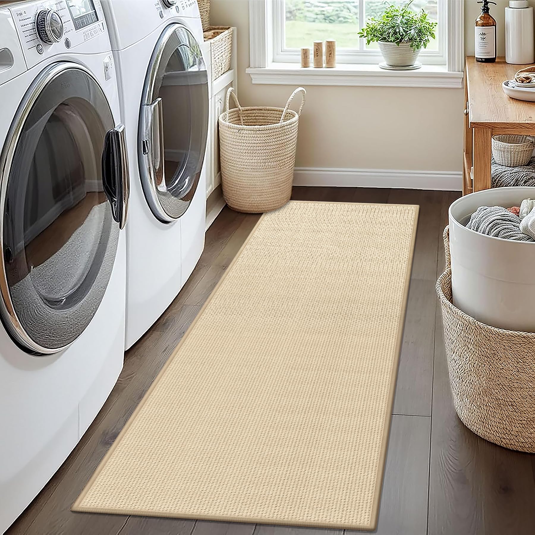 GOYLSER 7ft Jute Runner Beige