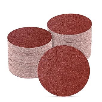 100PCS 2 Inch Sanding Discs 180 Grit Attachment Sandpaper | Orbital Sander Pads, Hook and Loop Sand Paper Sander discs,Sanding Pads for Metal,Car,Wood