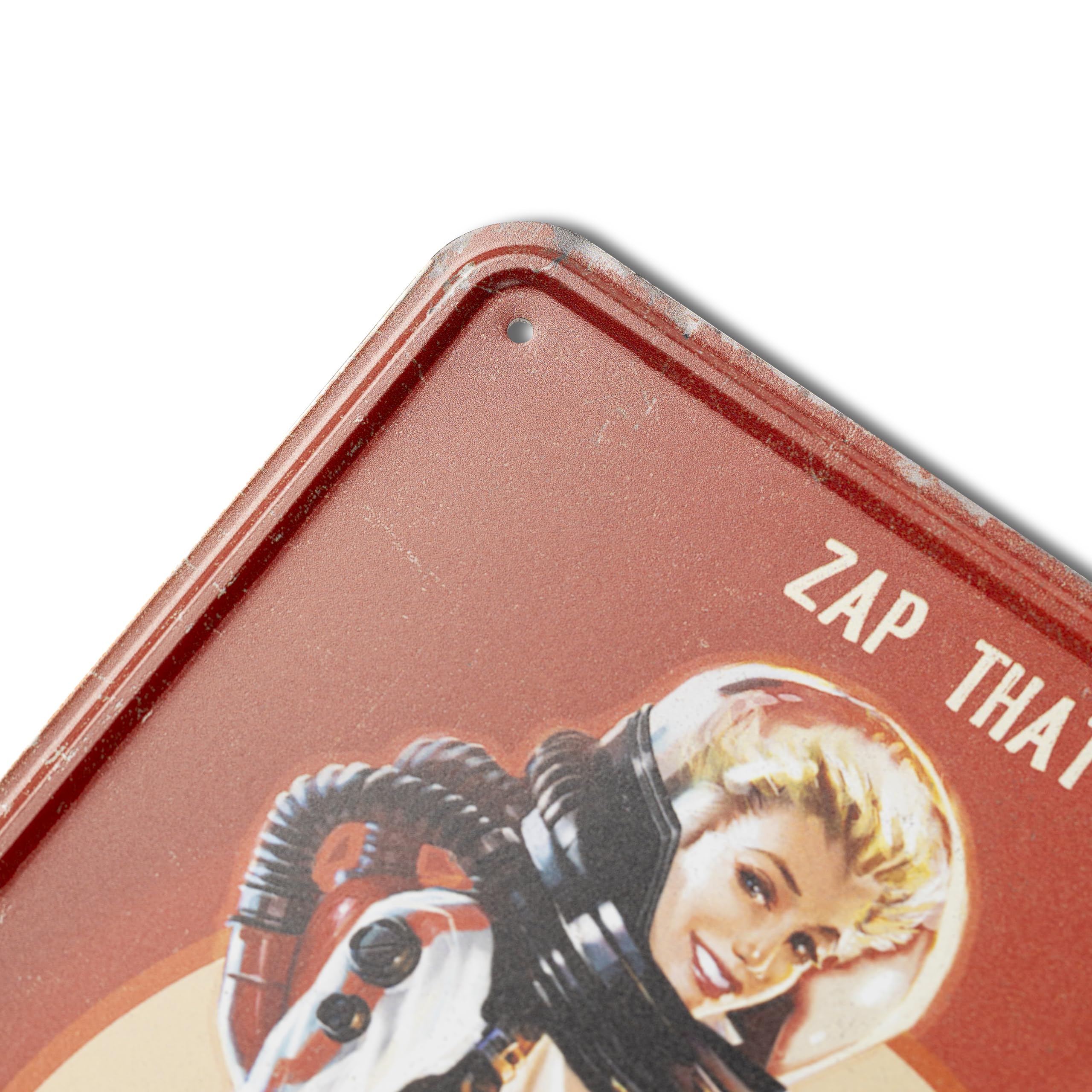 Fallout metalowa płytka Nuka Cola Girl
