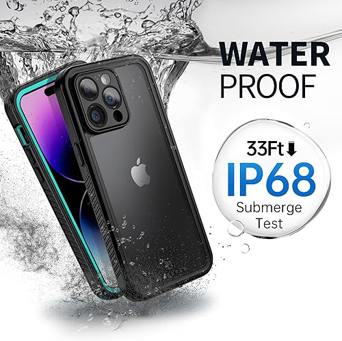 Miniatura 2 de BEASTEK Funda impermeable para Apple iPhone 14 Pro Max serie FSN IP68 a prueba de golpes con protector de pantalla integrado con funda protectora