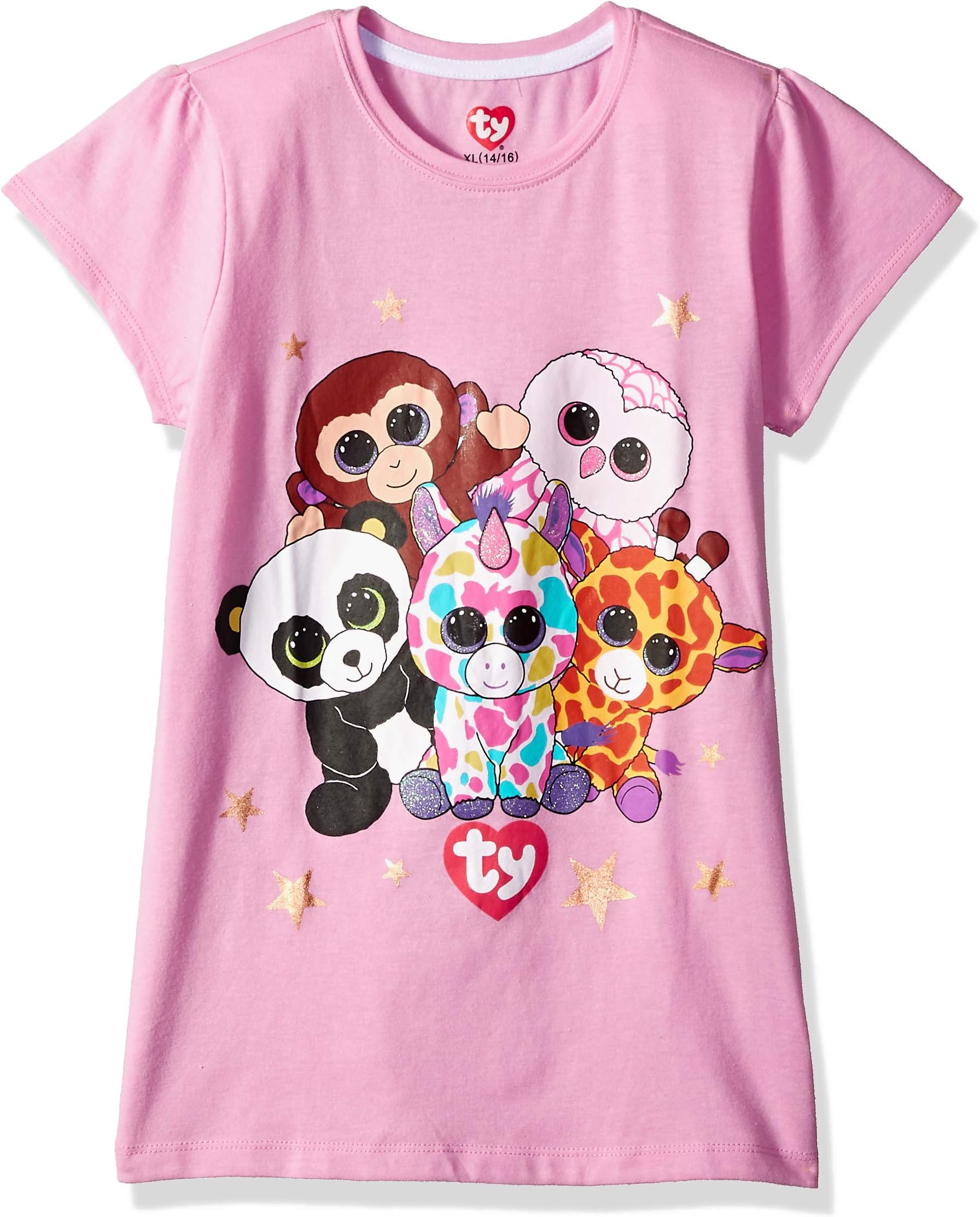 Ty Beanie Boos Girls' Beanie Boo Ss Tee Shirt