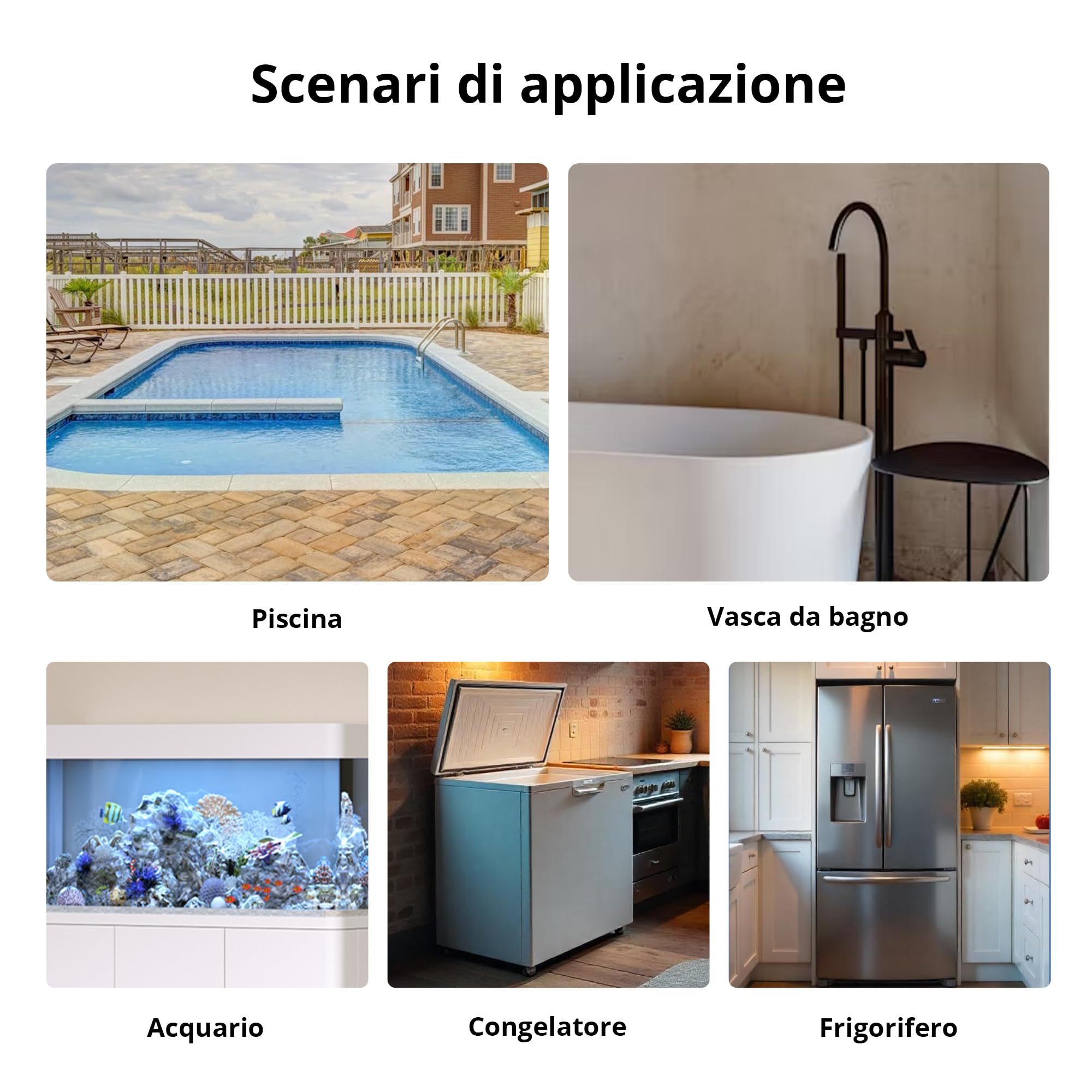 SONOFF SNZB-02LD Sensore di Temperatura Impermeabile Zigbee - Sonda in Acciaio Inossidabile 1,5 m, Display LCD, Intervallo -40~115°C, Monitoraggio APP, Supporto Magnetico, Compatibile con Hub Zigbee