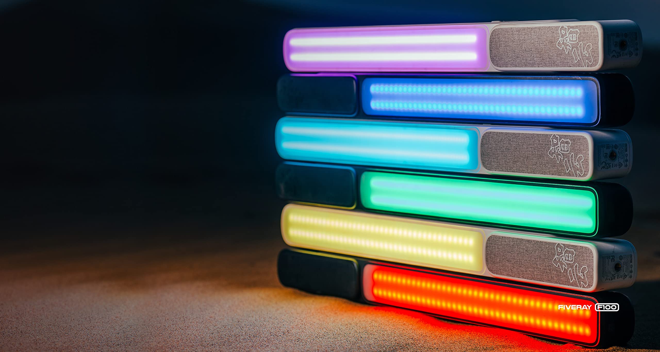 ZHIYUN 100W Combo F100 RGB LED Video Light Stick Wand with Power