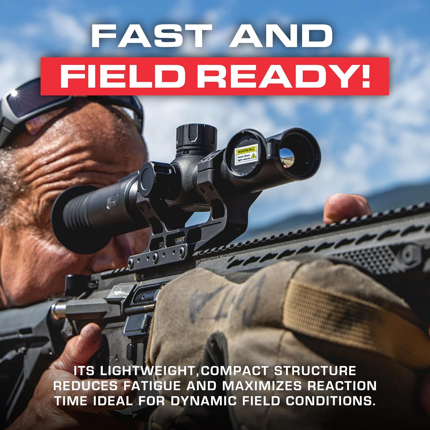 Thermal Imaging Scope 12μm 256x192High Resolution with NETD ≤25mK Sensitivity 50Hz Refresh Rate, 25mm Lens,1024×768 OLED Screen 3.6X Optical Zoom & 8X Digital Zoom with 1312 Yards Detection Range,1lb