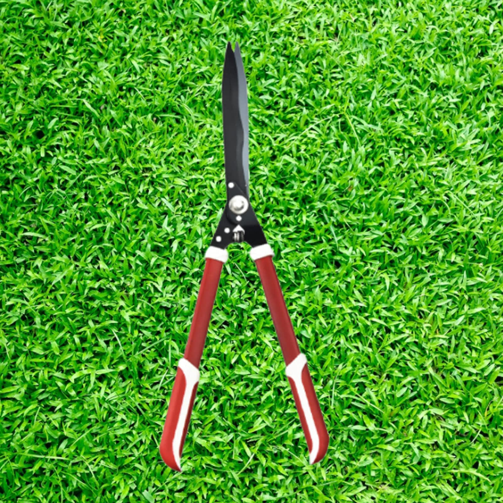Gartenheckenschere Gartengeräte, Professionelle Heckenschere Manuelle Heckenschere Stoßdämpfender Stoßfänger Zum Beschneiden Von Rabatten, Formgehölzen, Buchsbäumen,