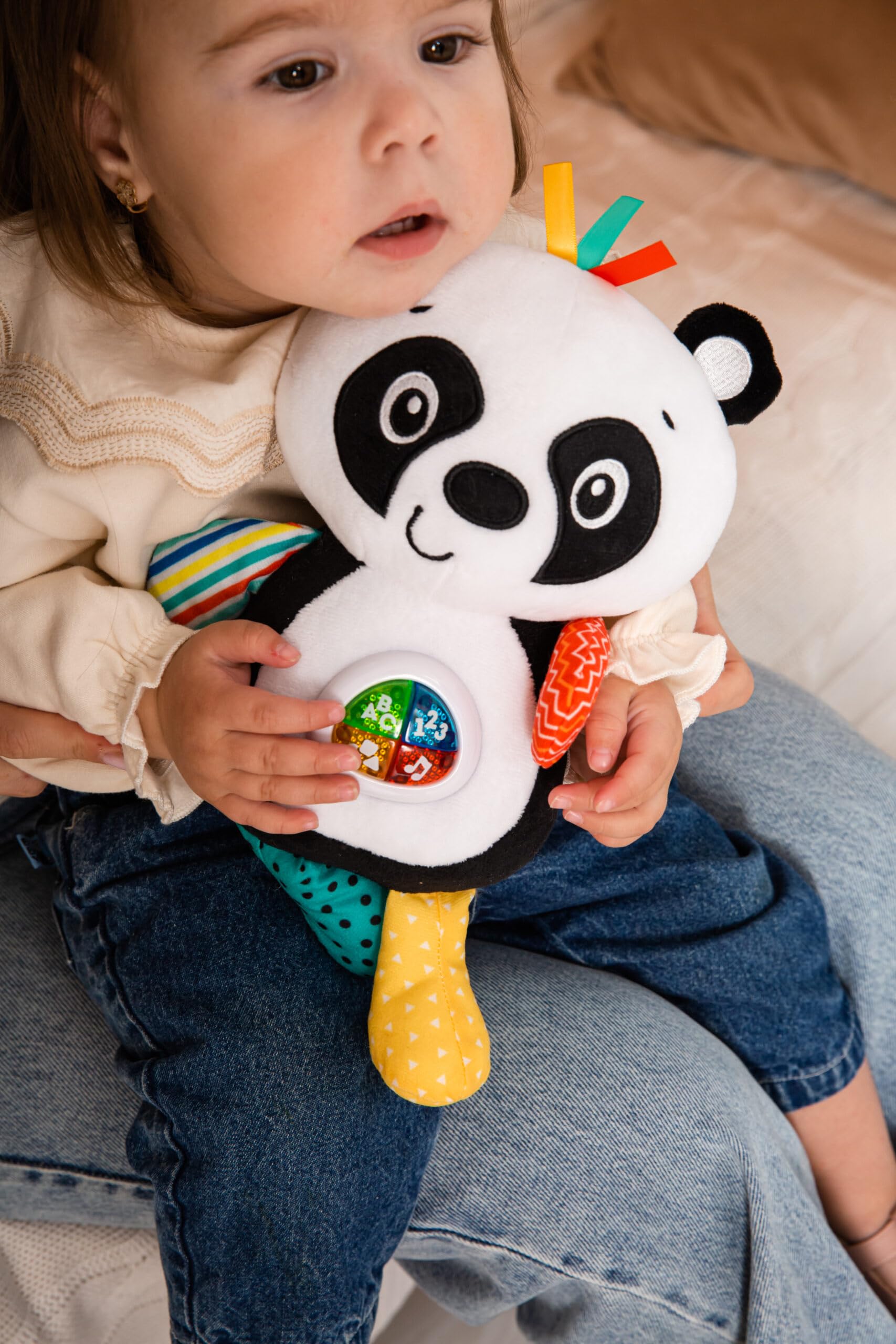 Kids Hits My Friend Baby Panda Timmy – Interactive Musical Plush Toy with Lights, Songs & ABC Learning – Soft Educational Companion for Toddlers – Ages 1+