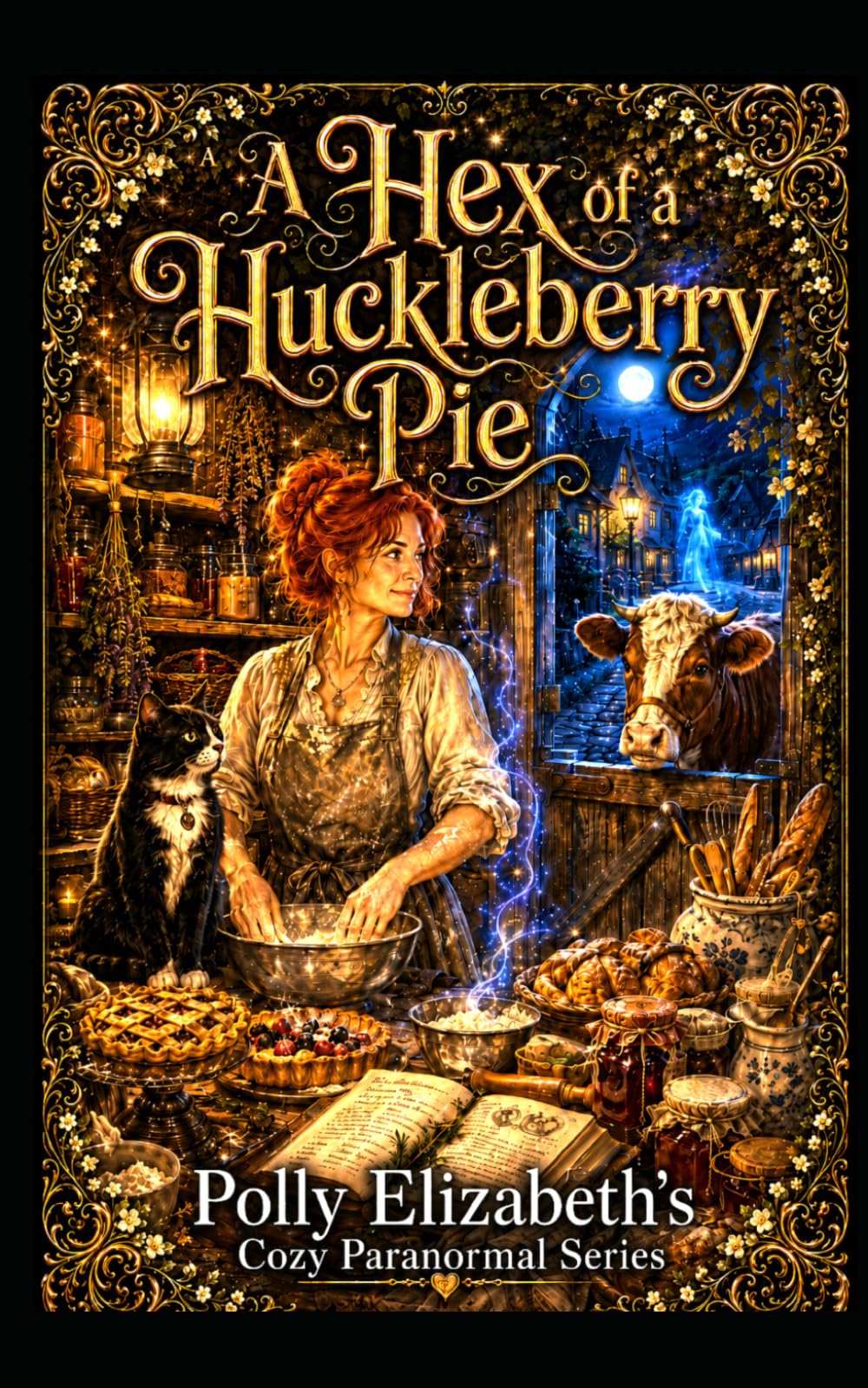 A Hex of a Huckleberry Pie: Polly Elizabeth's Cozy Pranormal Mystery series