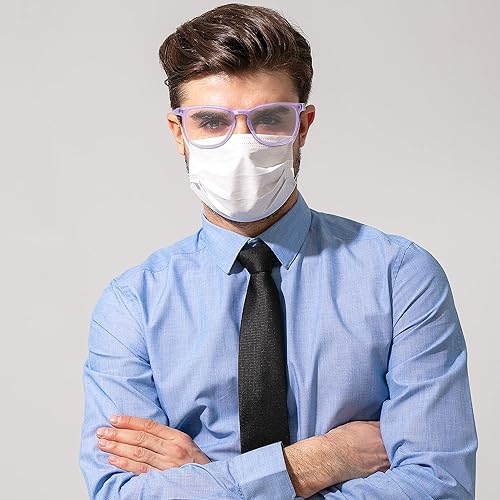 Miniatura 7 de Lentes de seguridad elegantes, lentes protectores transparentes antivaho y antiarañazos para hombres y mujeres