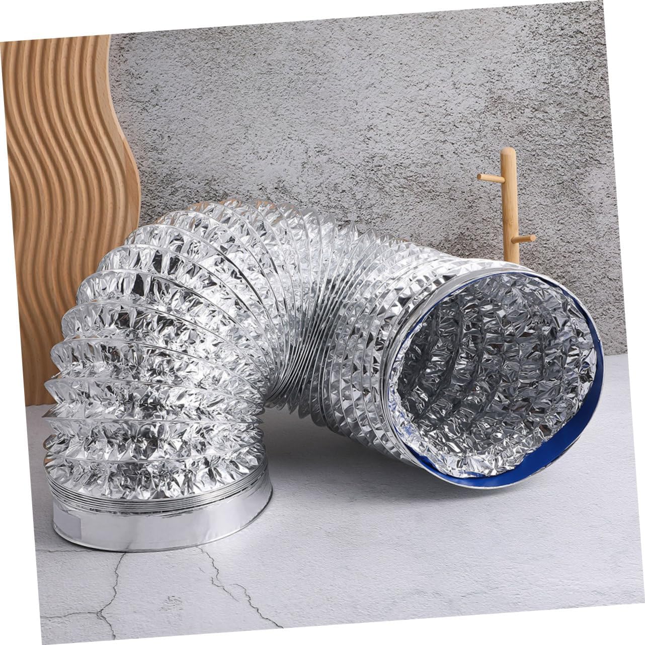 Aluminum Foil Vent Duct Hose Flexible Exhaust Airflow for Home Commercial and Industrial Ventilation Systems