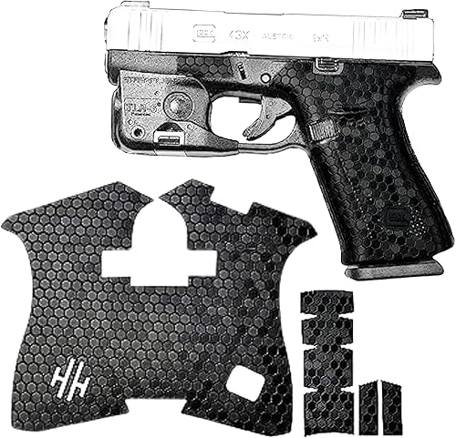 Handleitgrips Cinta adhesiva para empuñadura de pistola, antideslizante, estilo adhesivo, hazlo tú mismo, fácil instalación, accesorios, compatible