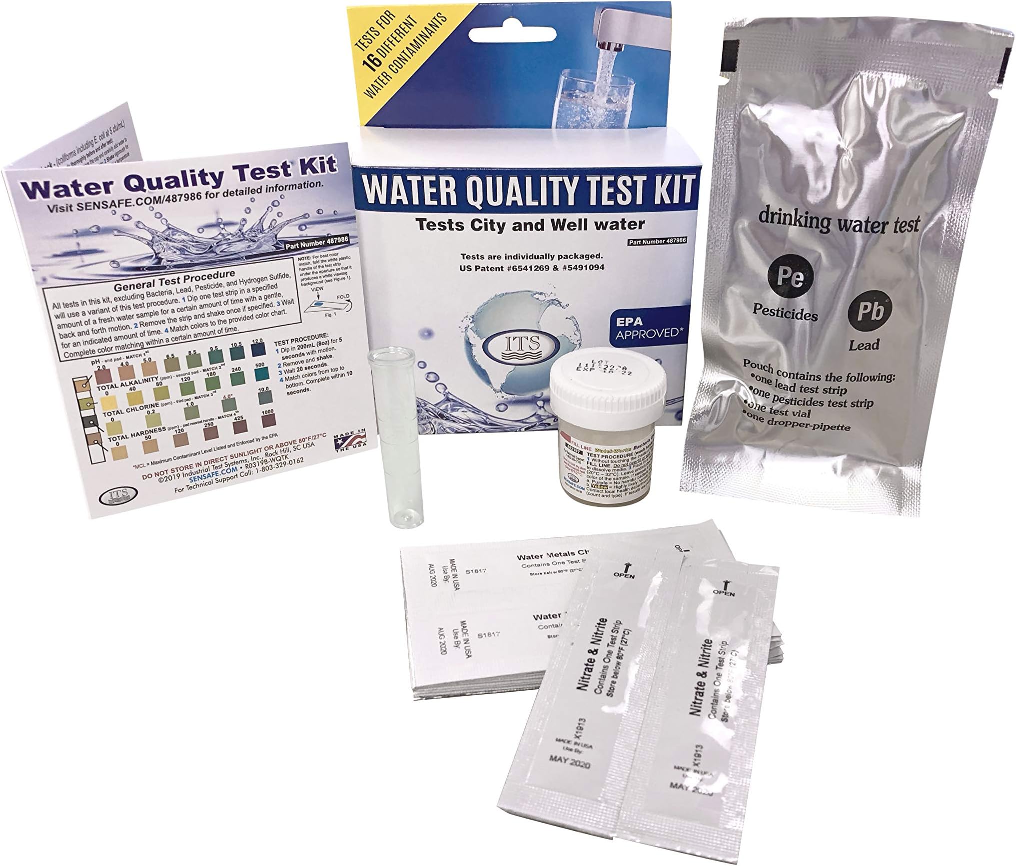 Industrial Test Systems 487986 ITS Water Quality Test Kit
