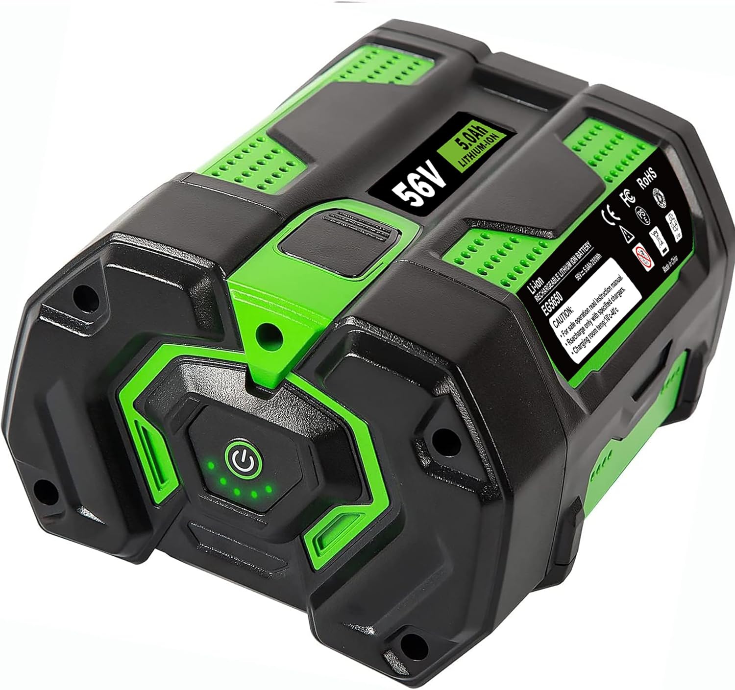 for ego 56V Battery Replacement 5.0Ah – High Capacity Rechargeable Lithium Battery Compatible with ego 56Volt Cordless Power Tools