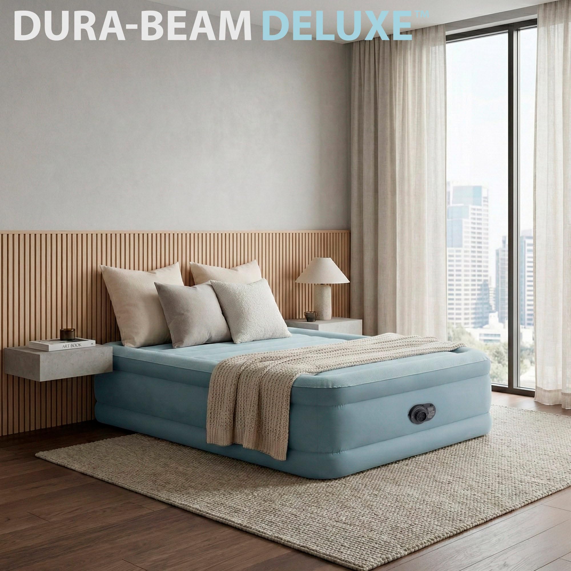 Intex Materasso Queen Trend Premium Comfort con Fiber-Tech RP 64824ND (203 x 152 x 46cm)