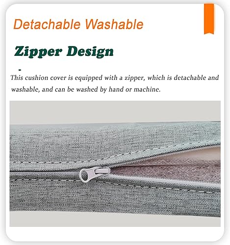 Miniatura 4 de Almohada para cabecero, cojín de apoyo para sofá, conector de colchón con funda desmontable para cama, pared de puente de cama/extensor de cama