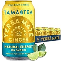 Vista 10 de Yerba Mate de menta espumosa de Tama Tea - Bebida energética natural sin azúcar con frutas y hierbas reales, alternativa a la bebida saludable