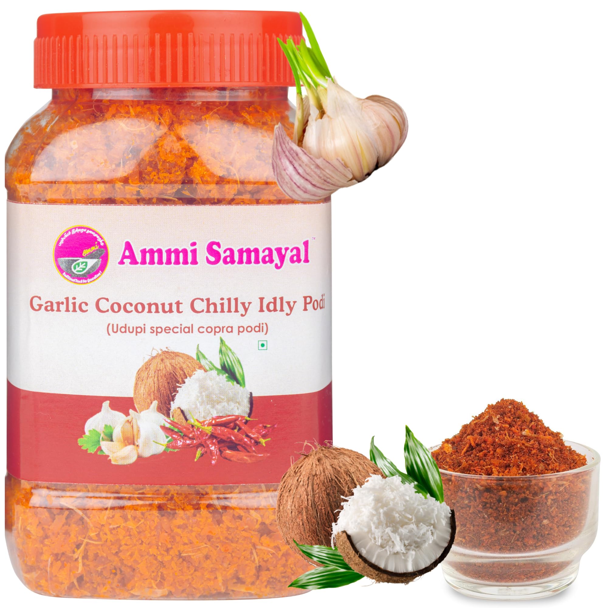 Ammi Samayal Home Made Garlic Coconut chilly Idli Podi | PODI POWDER Idli Dosa Chutney Podi | Podi (200 gms) (B0CKF94LVV) Amazon Price History, Amazon Price Tracker