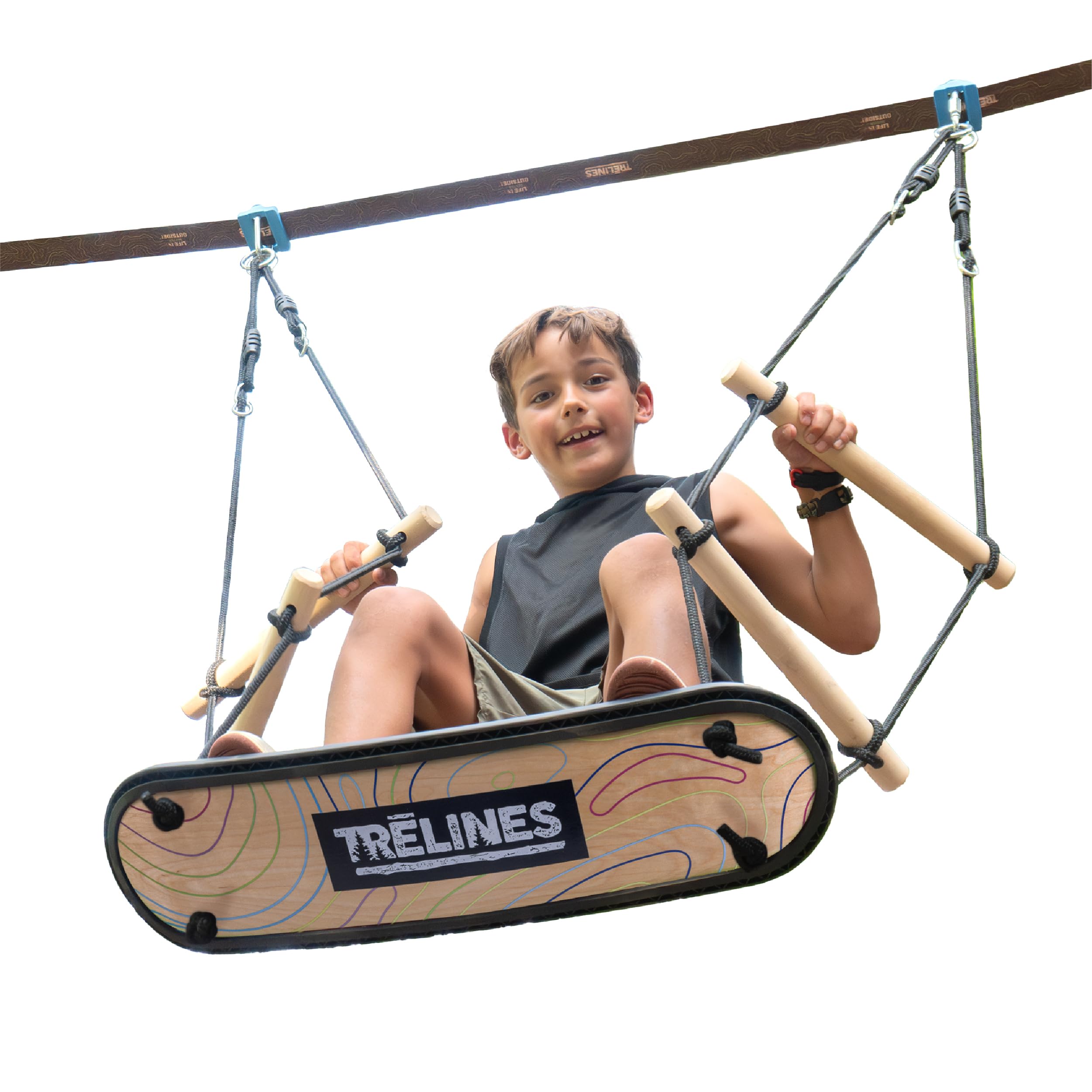 Amazon.com: Trelines Treboard Surfin' Swing Kit - Twist, Turn, and