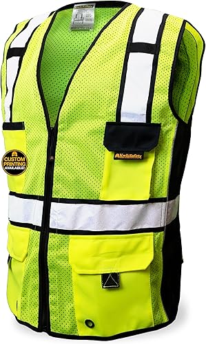 KwikSafety - Charlotte, NC - Chaleco de seguridad RoadBOSS Econ & Premium probado por ANSI OSHA
