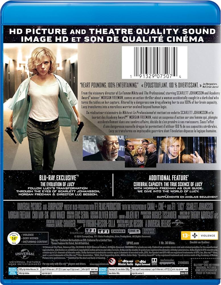 LUCY/ルーシー スチール・ブック仕様ブルーレイ [Blu-ray] Amazon.co.jp: LUCY/ルーシー [Blu-ray] : スカーレット