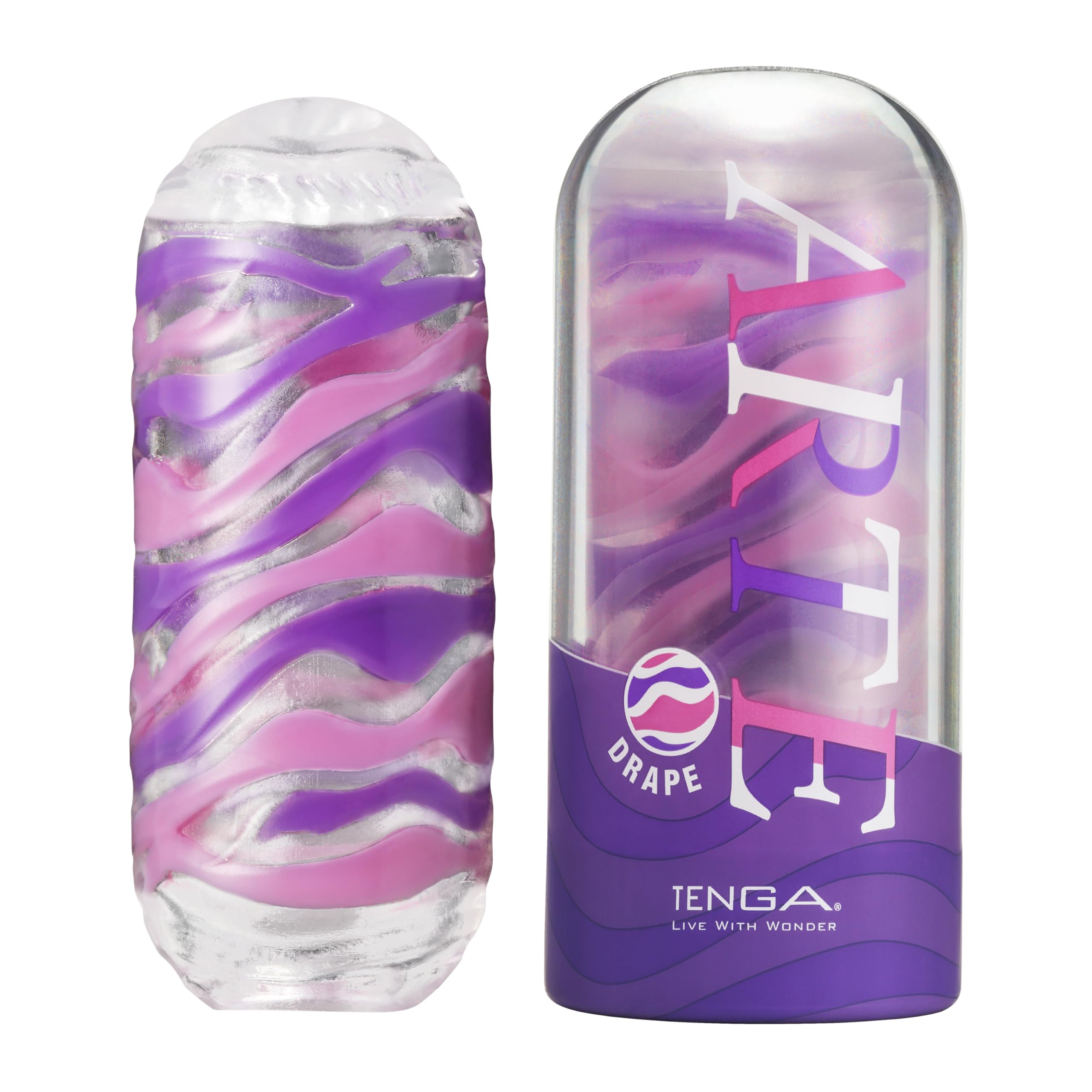 TENGA ARTE Drape - Reusable Male Masturbator with Soft Entwining Stimulation for Enhanced Pleasure