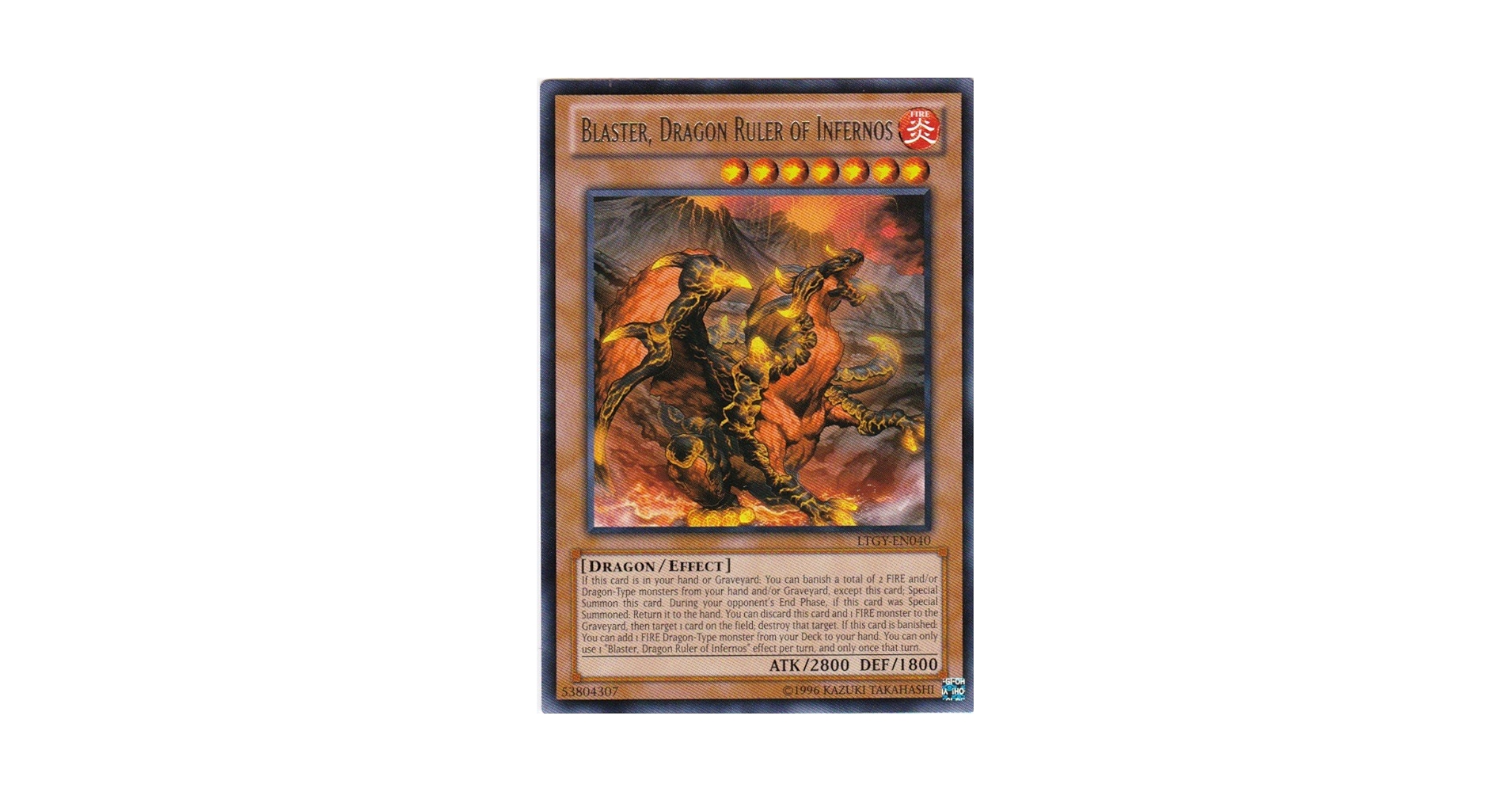 Amazon.co.jp: 遊戯王 英語版 LTGY-EN040 Blaster, Dragon Ruler