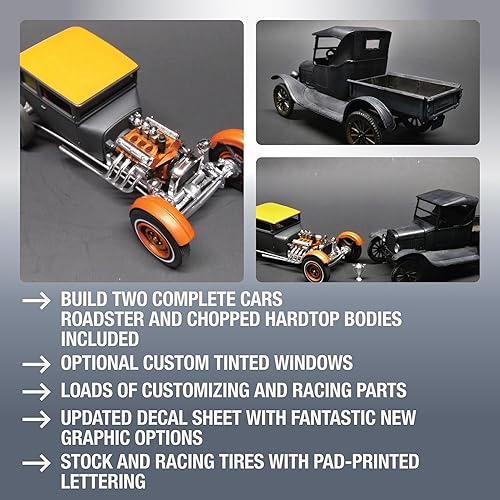 Vista 59 de AMT Round 2 1967 Ford Mustang GT Fastback Kit de modelos a escala 1:25, cromo (AMT1241)